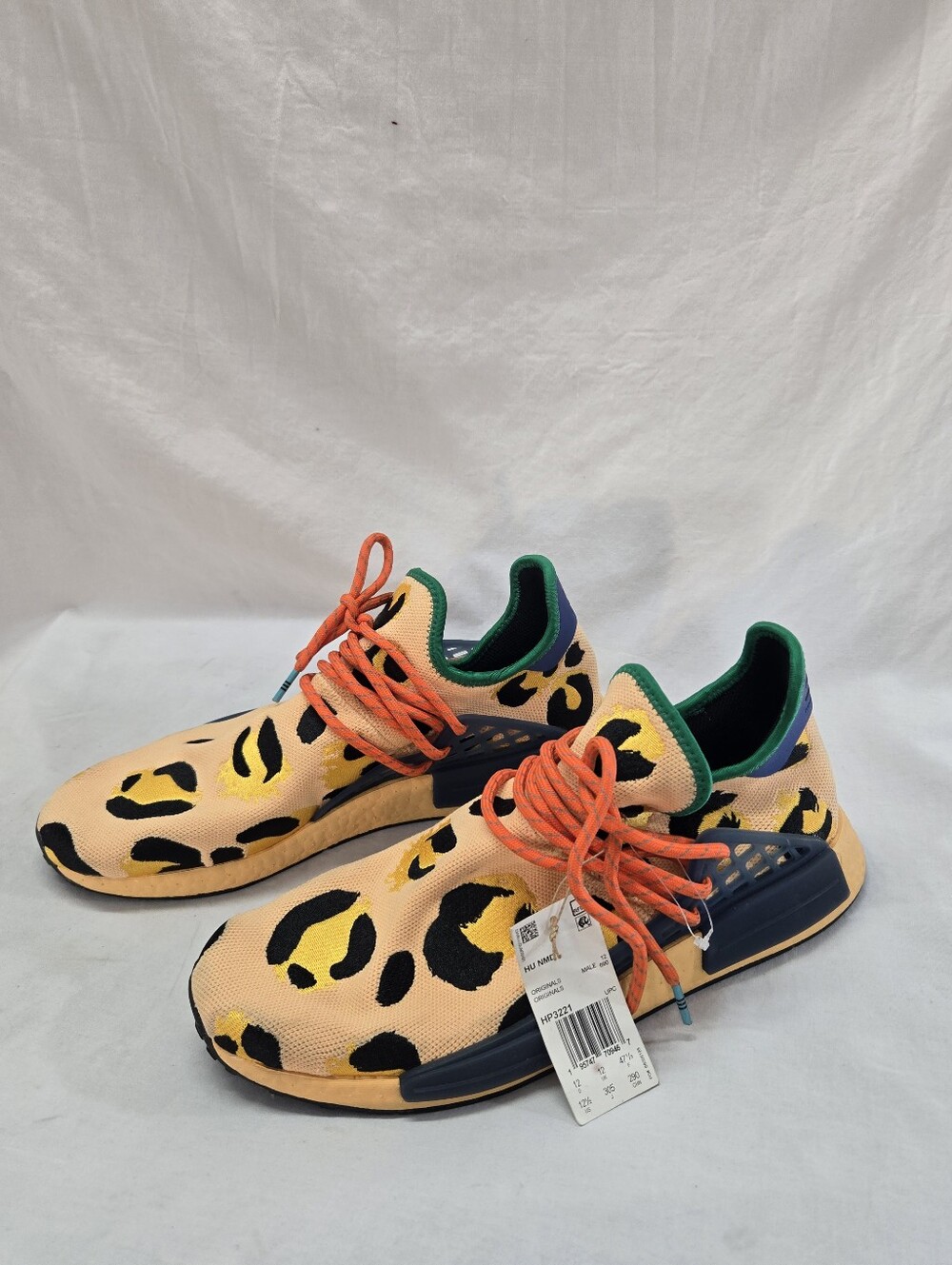 adidas Pharrell HU NMD Human Race Men’s 12.5 Sneaker Animal Print GZ4439 2022